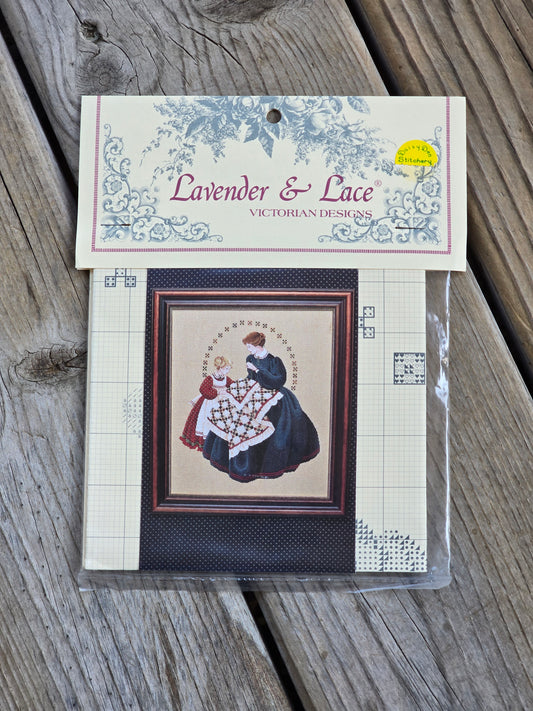 Lavender & Lace - The Quiltmaker - Cross Stitch Pattern