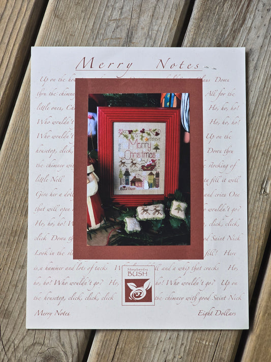 Shepherd's Bush - Merry Notes - Cross Stitch Pattern