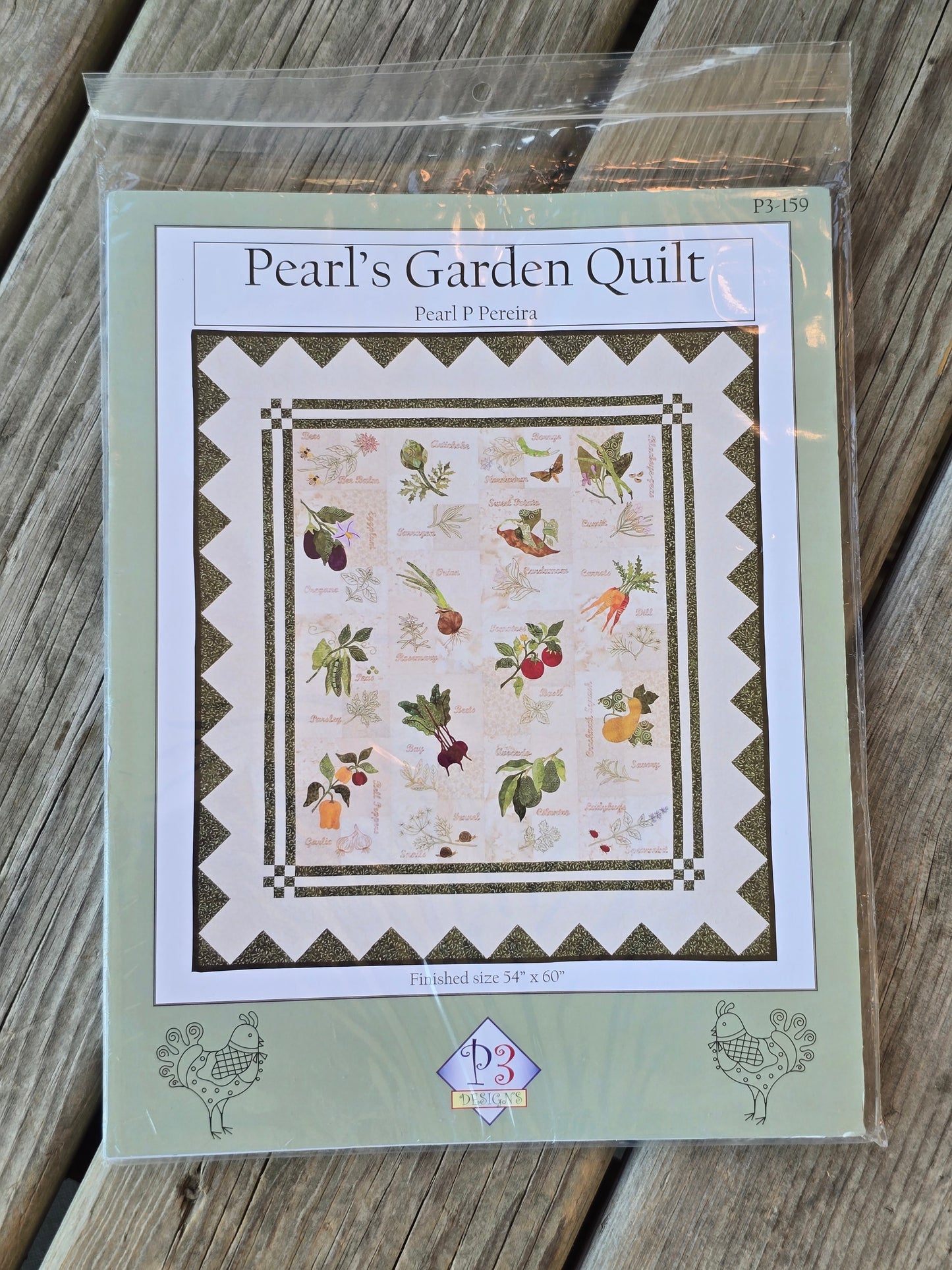 P3 Designs - Pearls Garden Quilt - Quilt Pattern