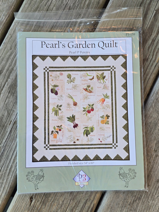 P3 Designs - Pearls Garden Quilt - Quilt Pattern