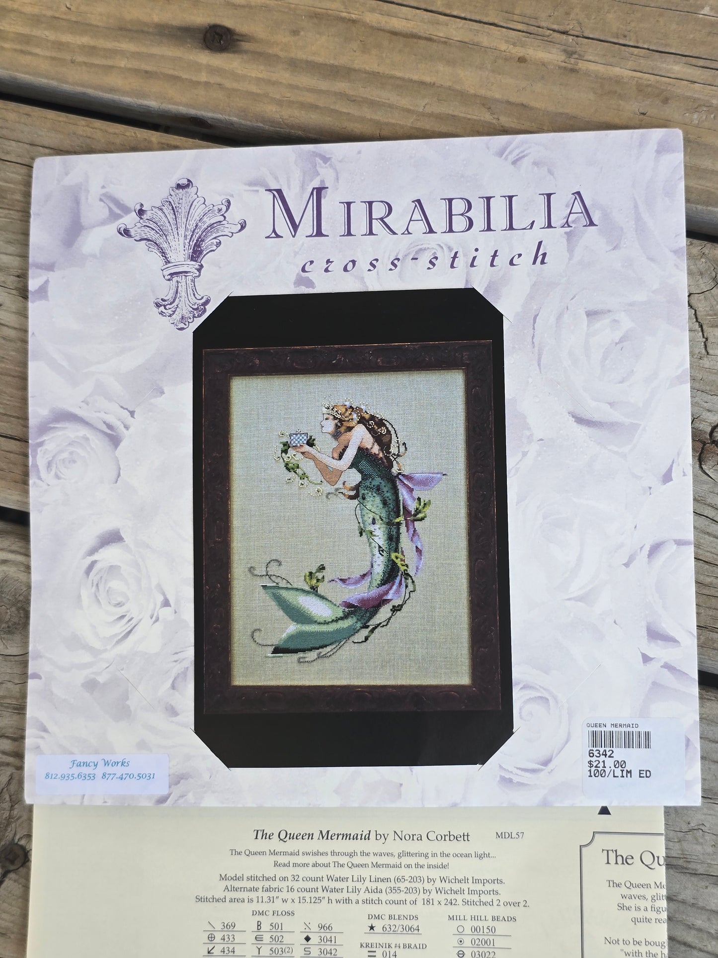 Mirabilia - The Queen Mermaid - Cross Stitch Kit