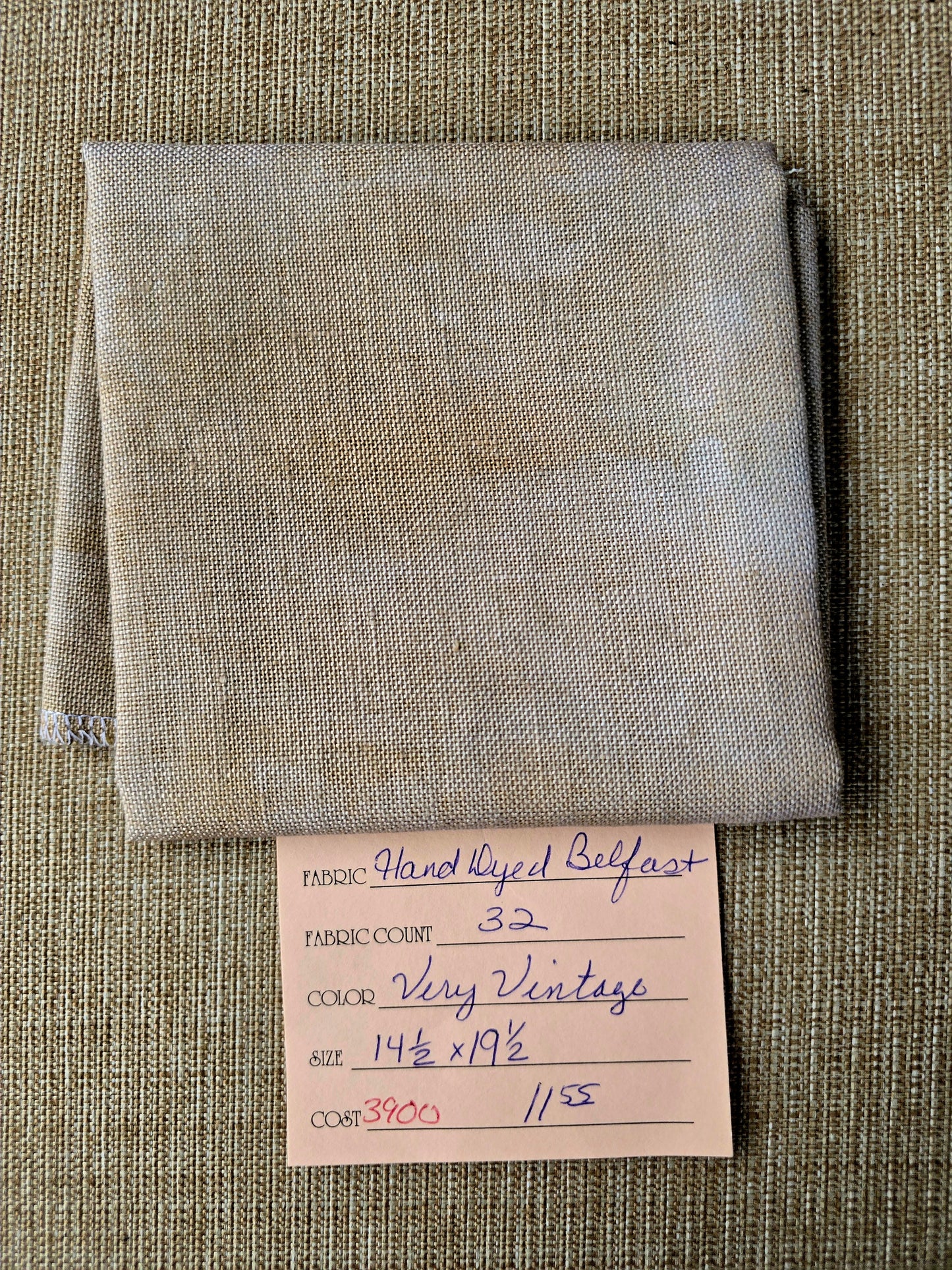32 Count Very Vintage Hand-Dyed Belfast