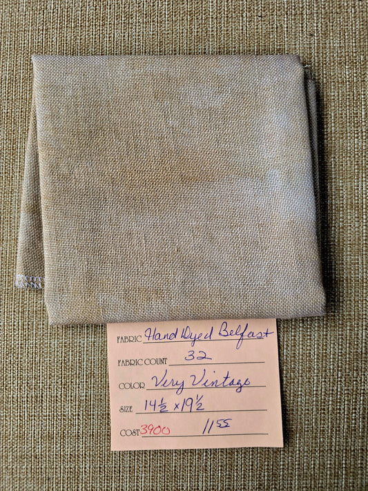 32 Count Very Vintage Hand-Dyed Belfast