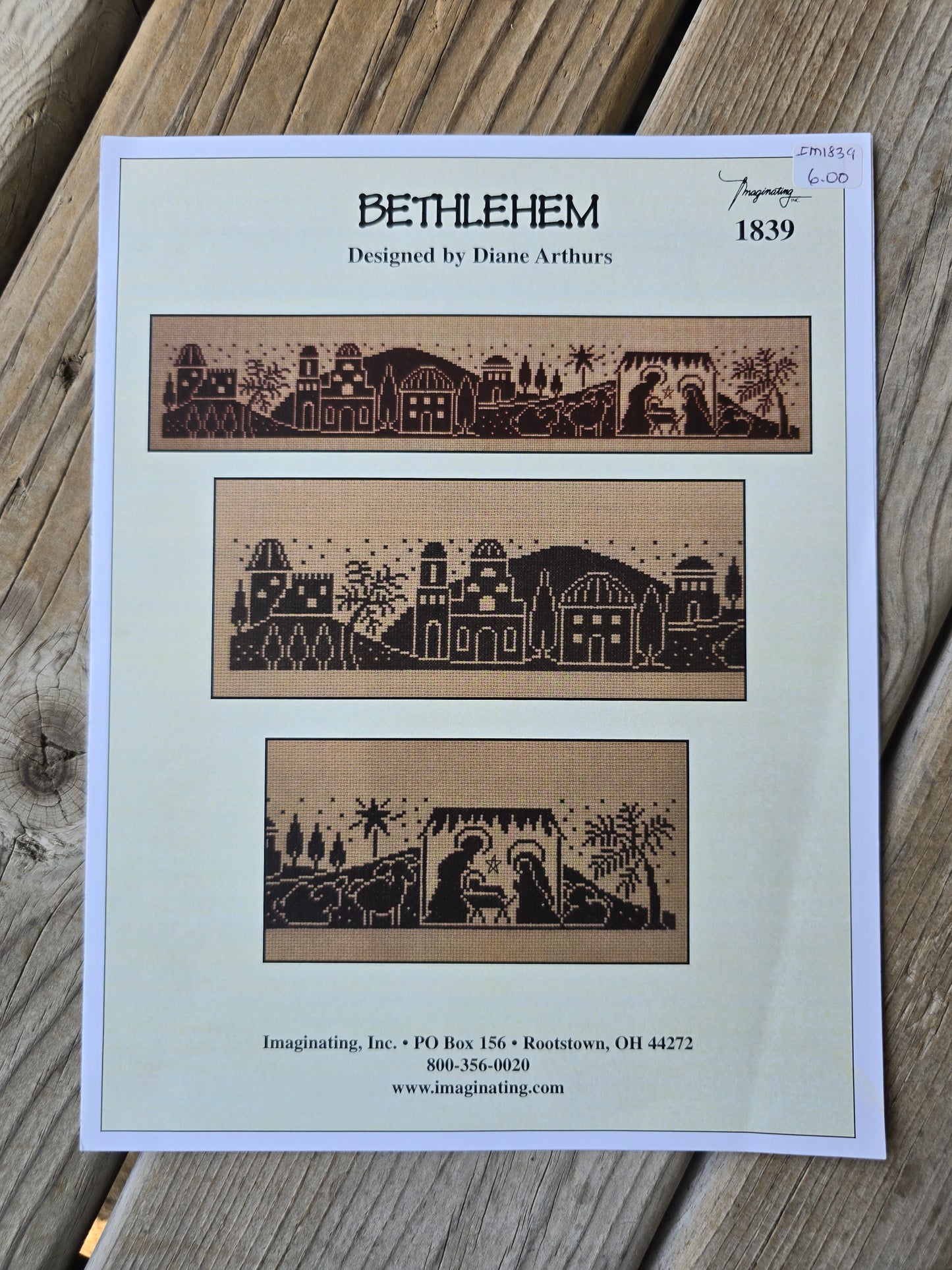 Imaginating, Inc - Bethlehem - Cross Stitch Pattern