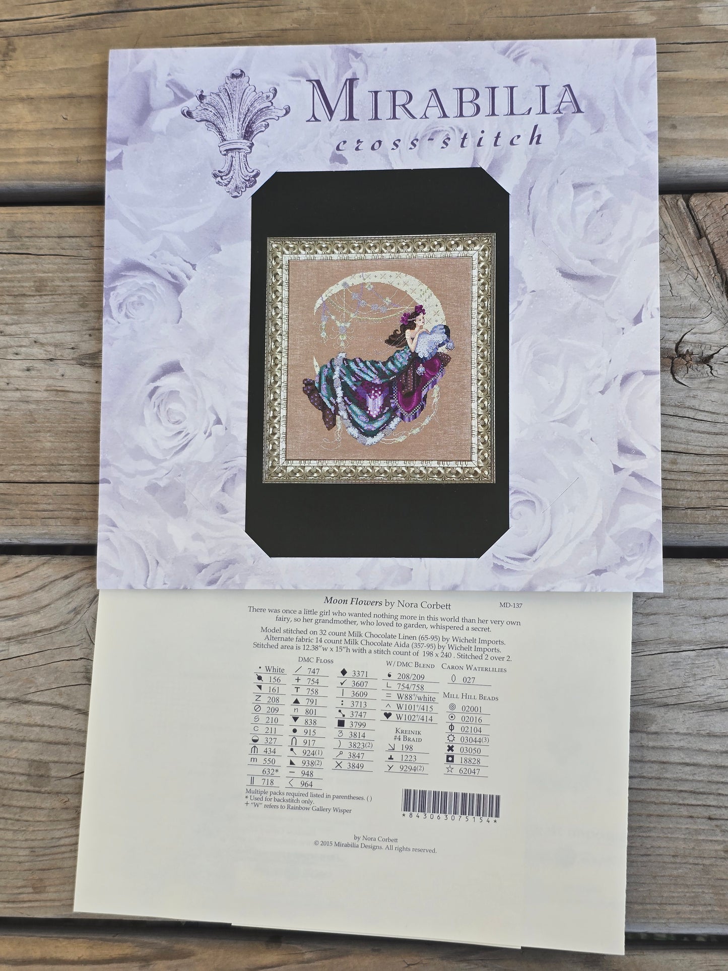 Mirabilia - Moon Flowers - Cross Stitch Kit