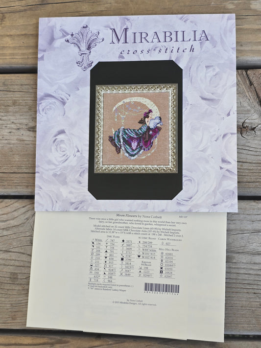Mirabilia - Moon Flowers - Cross Stitch Kit