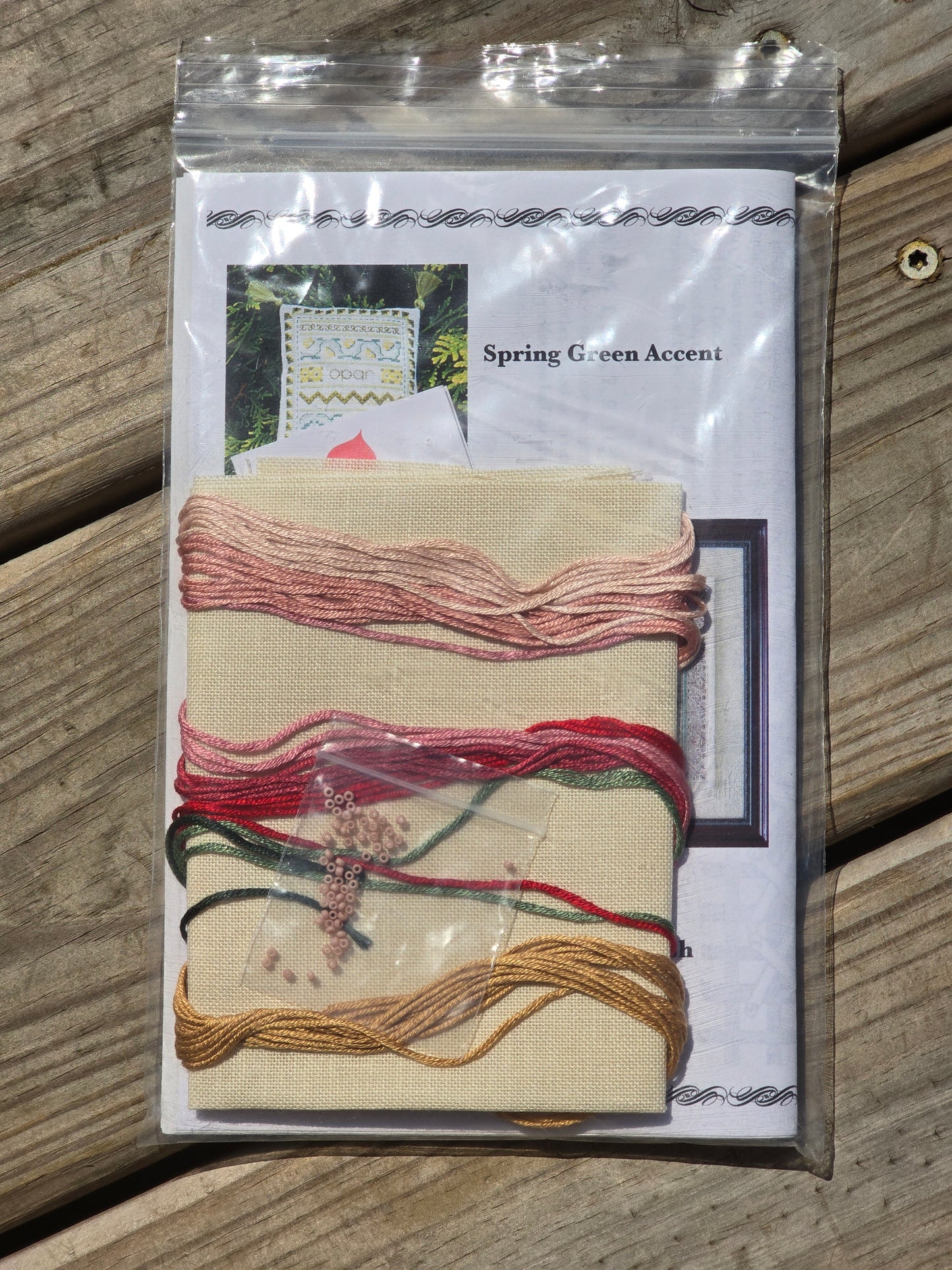 Periwinkle Promises - Spool of Thread - Sampler Celebration - Cross Stitch Kit