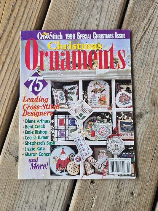 Just Cross Stitch - Special Christmas Issue - Christmas Ornaments - Holiday 1999