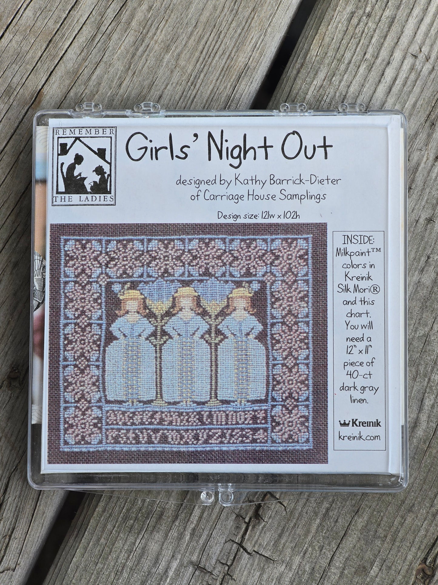 Kreinik - Remember the Ladies - Girls' Night Out - Cross Stitch Kit