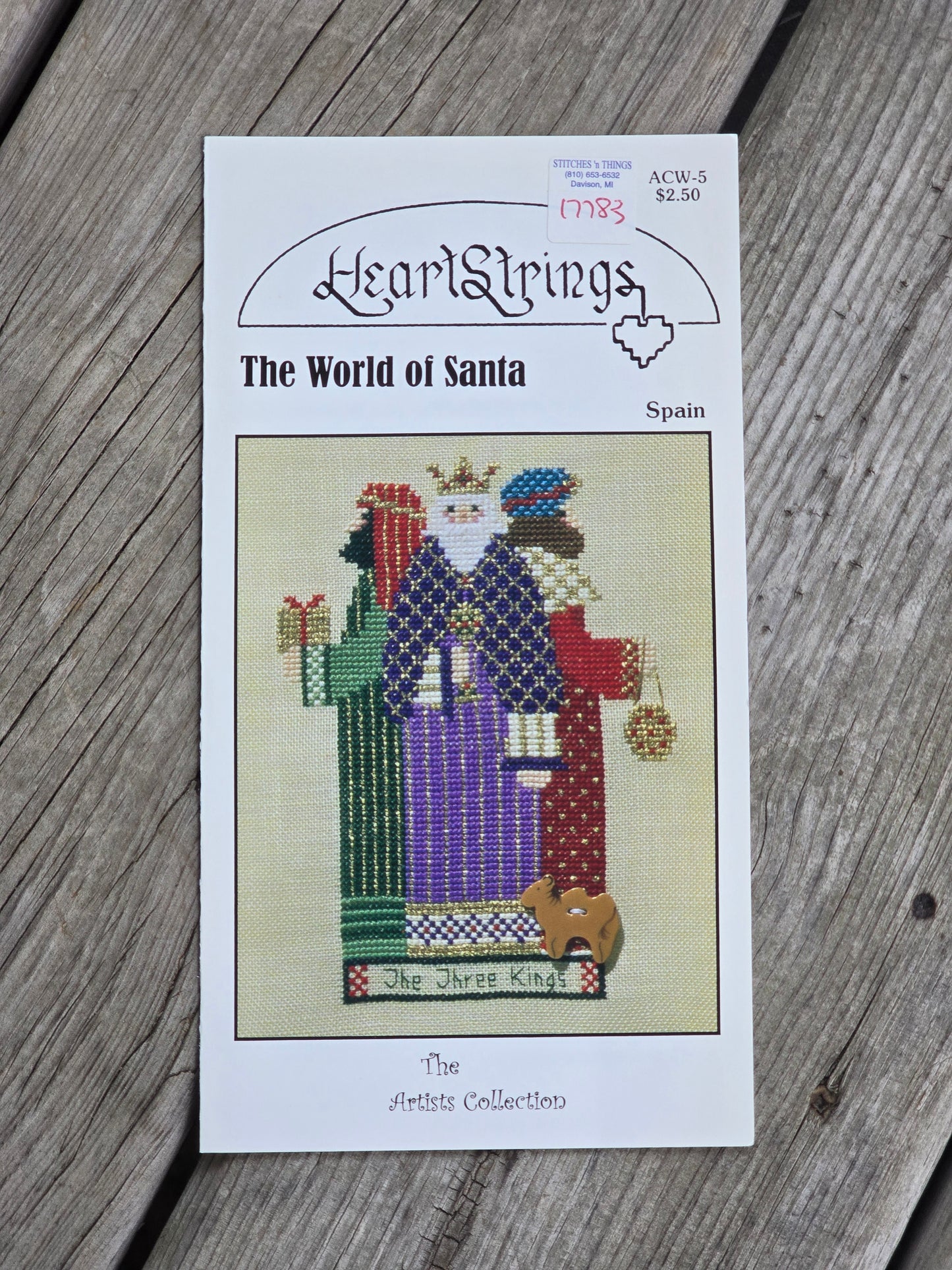 Heartstrings - The World of Santa - Spain - Cross Stitch Pattern