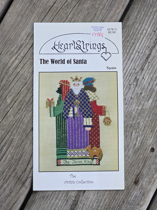Heartstrings - The World of Santa - Spain - Cross Stitch Pattern