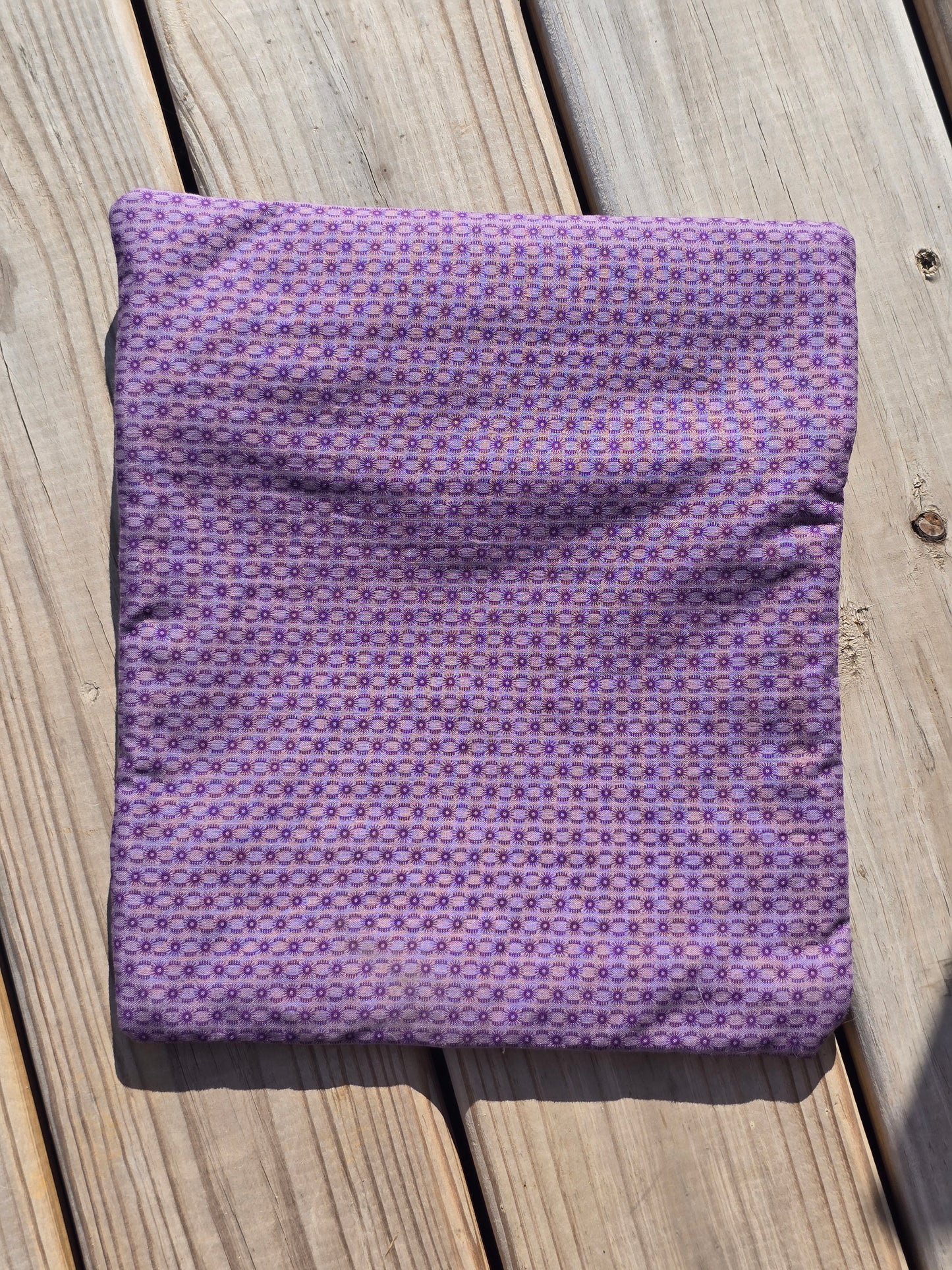 K Heinz Designz - Cloth Project Bag - Purple and Green