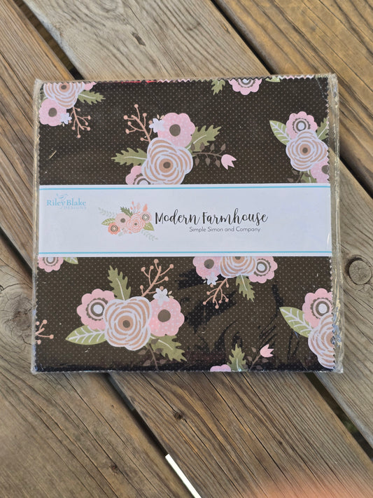 Riley Blake Designs - Simple Simon and Company - Modern Farmhouse - Layer Cake