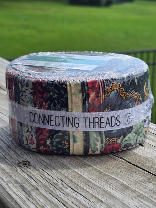 Connecting Threads - Belles Fleurs - Quilting Fabric - Jelly Roll