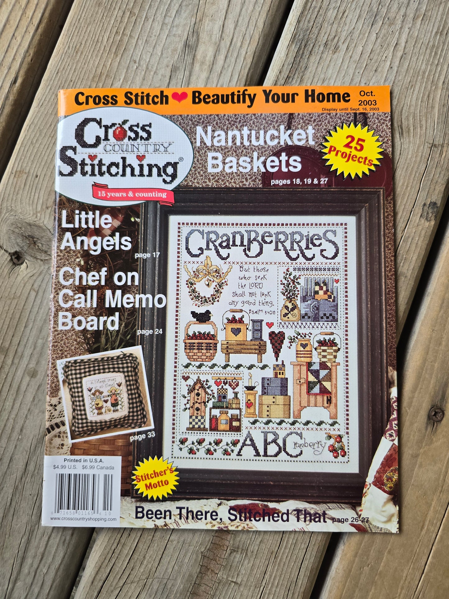 Cross Country Stitching Magazine - 2003 Bundle