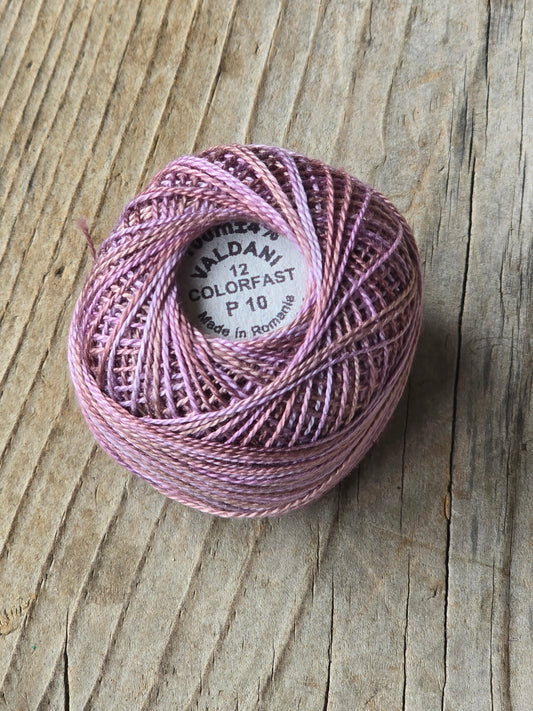 Valdani - Perle Cotton - Hand-Dyed - Size 12 - #P10 - Thread