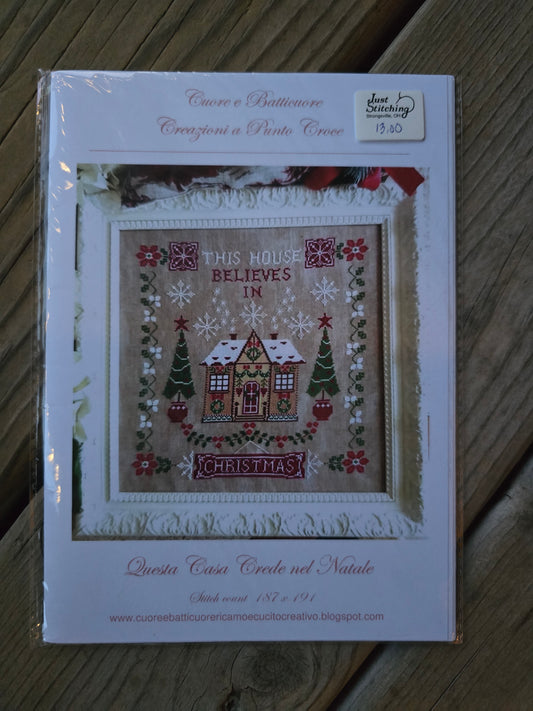 Cuore e Batticuore - This House Believes in Christmas - Cross Stitch Pattern