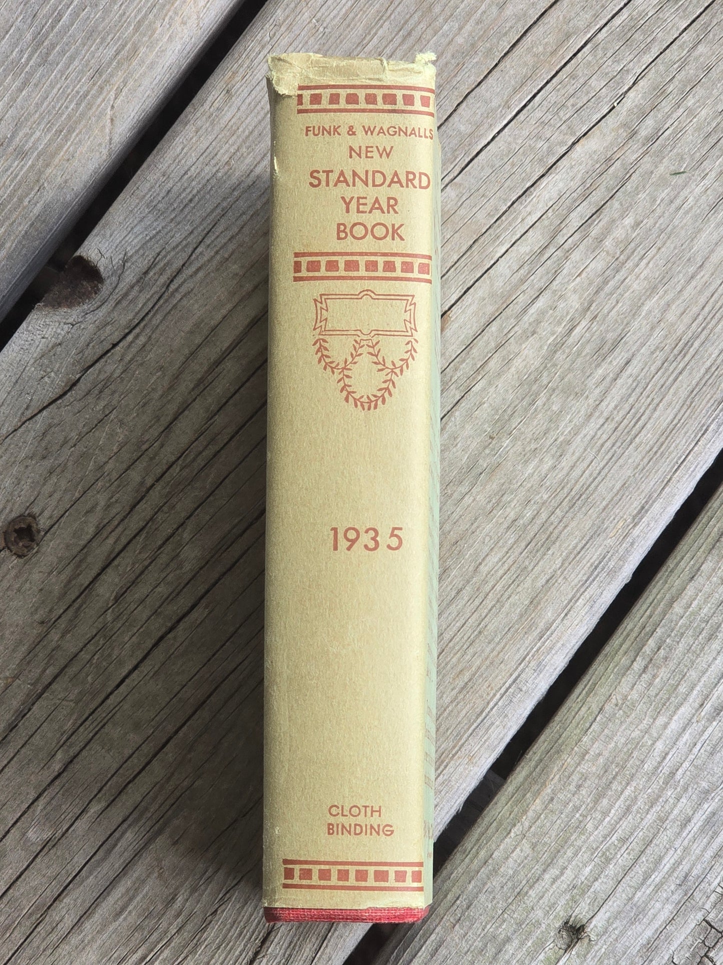 Funk & Wagnalls Company - The New Standard Year Book - 1935 - Vintage Book
