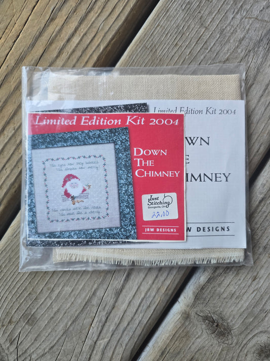 JBW Designs - Limited Edition Kit 2004 - Down the Chimney - Cross Stitch Kit