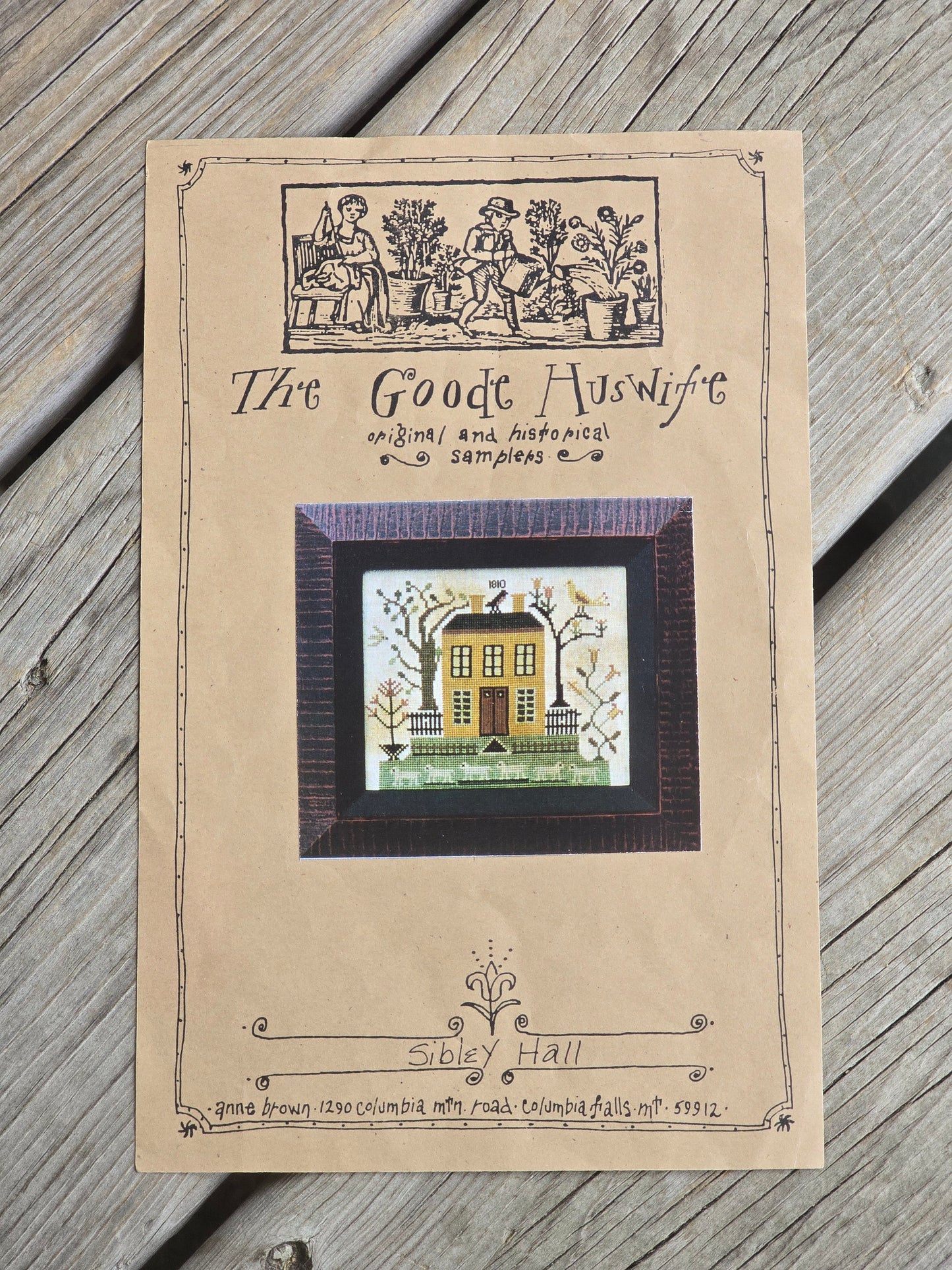 The Goode Huswife - Sibley Hall - Cross Stitch Pattern