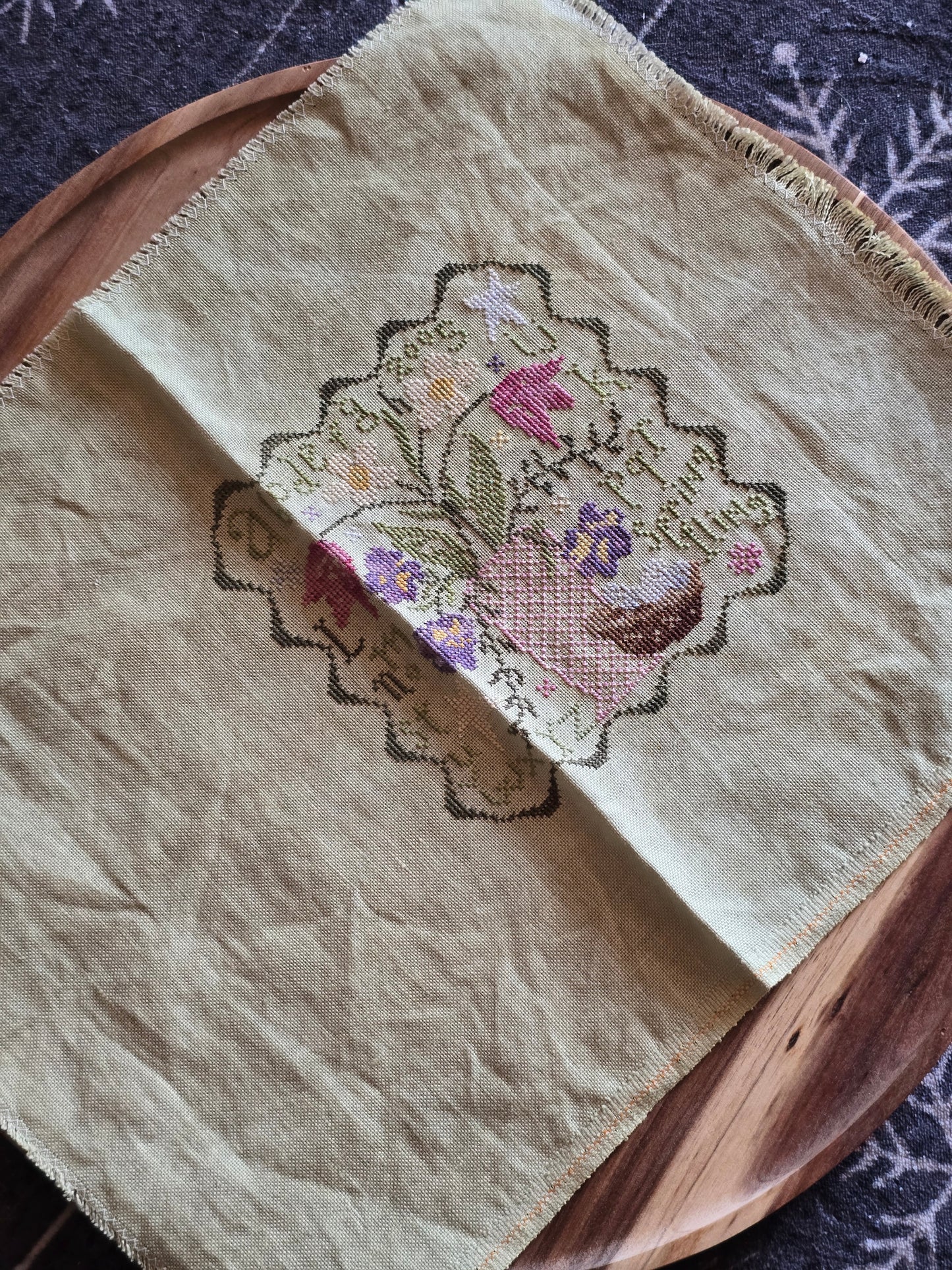 Blackbird Designs - Spring Fling - Completed Cross Stitch