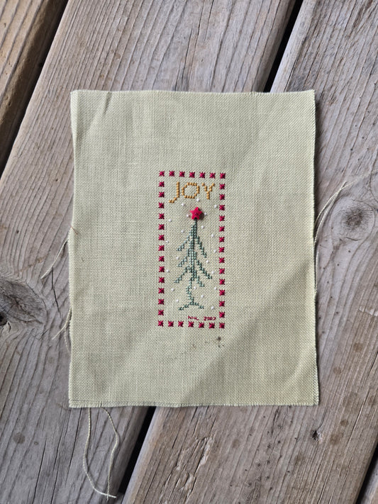Joy - Completed Cross Stitch