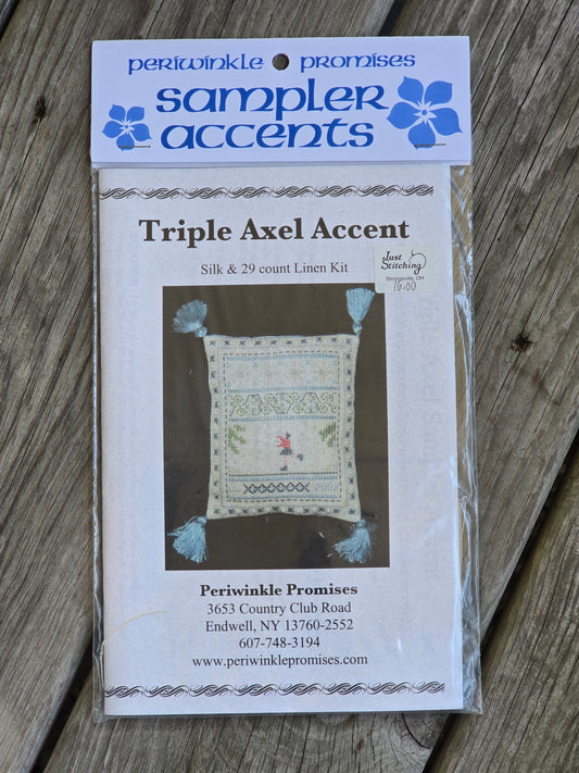 Periwinkle Promises - Triple Axel Accent - Sampler Accents - Cross Stitch Kit