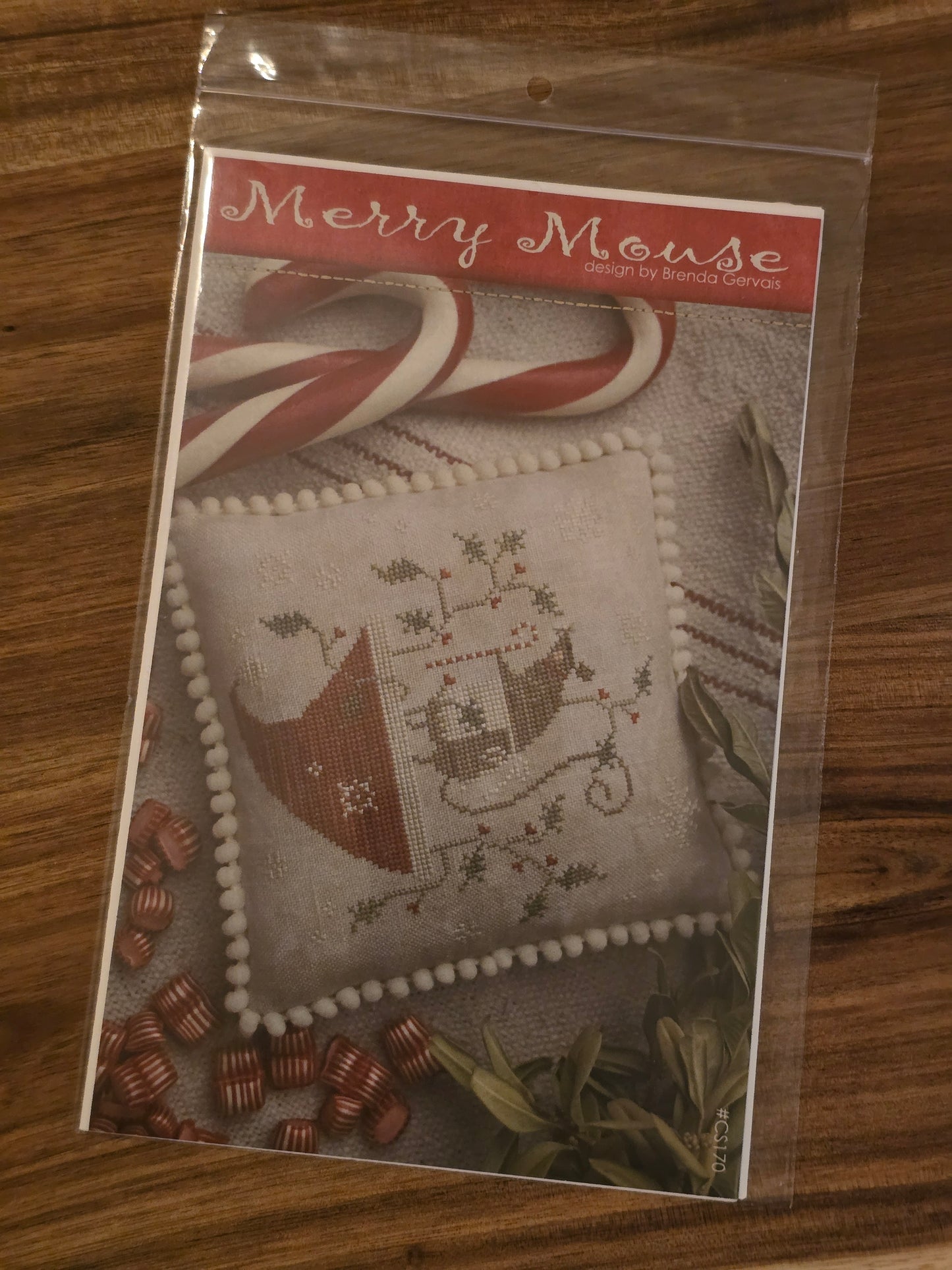 With Thy Needle & Thread - Merry Mouse - #CS170 - Cross Stitch Pattern