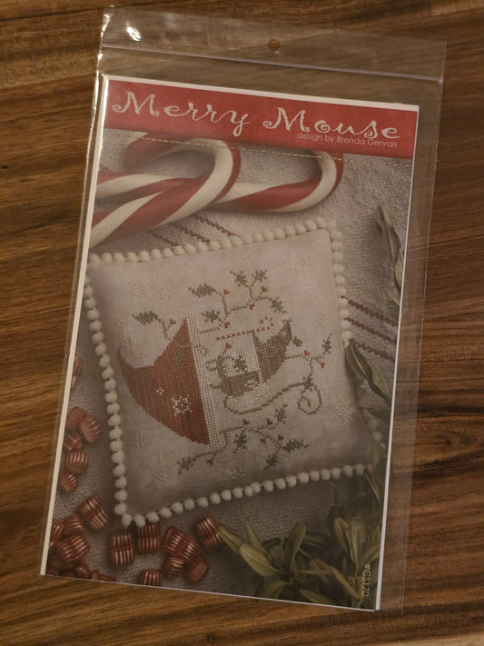 With Thy Needle & Thread - Merry Mouse - #CS170 - Cross Stitch Pattern