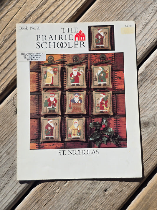 The Prairie Schooler - St. Nicholas - Book No. 20 - Cross Stitch Pattern