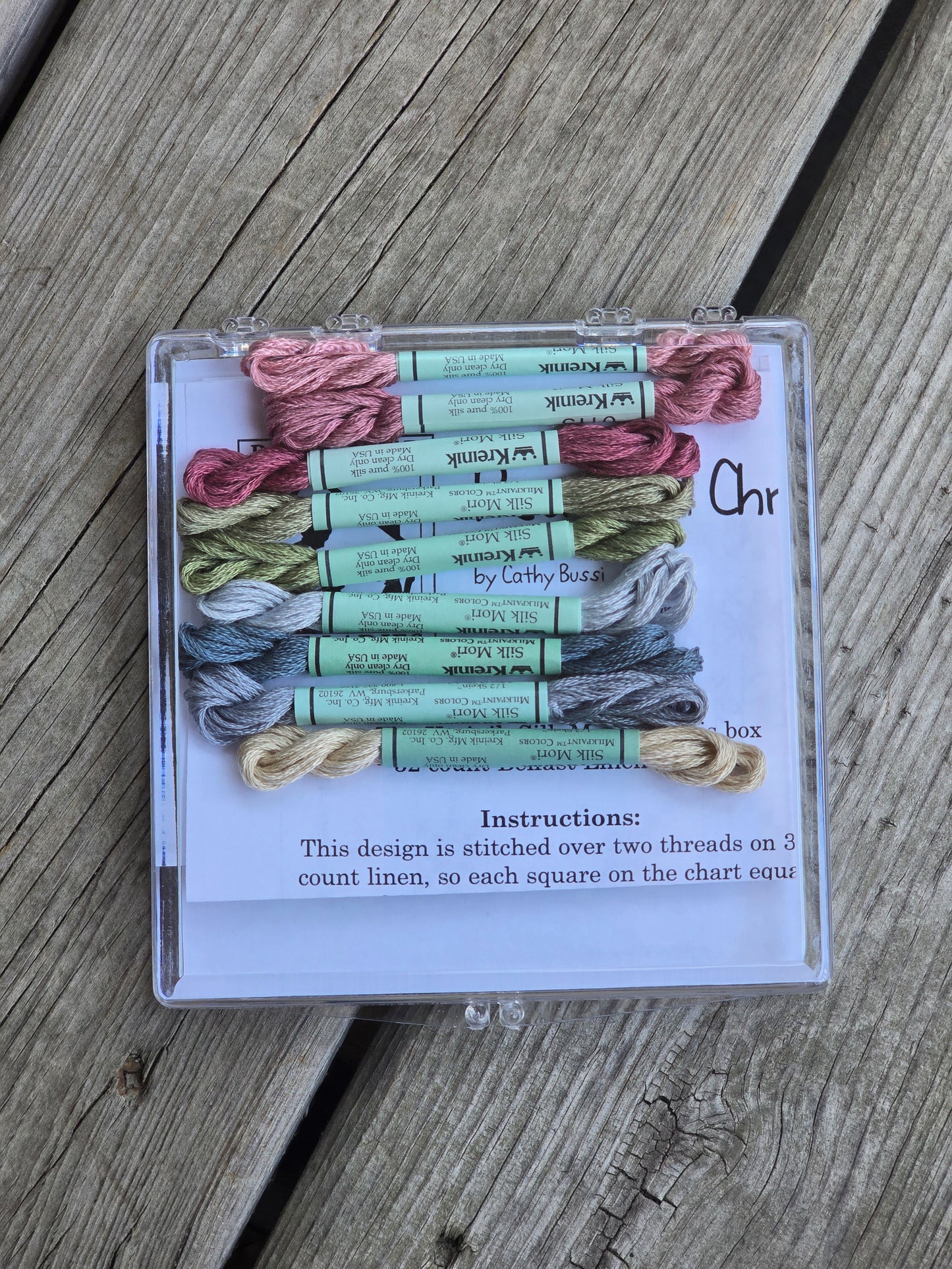 Kreinik - Remember the Ladies - Peaceful Christmas - Cross Stitch Kit w Floss