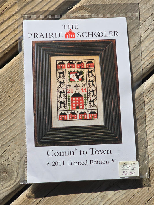 The Prairie Schooler - Comin' To Town - 2011 Limited Edition - Cross Stitch Kit