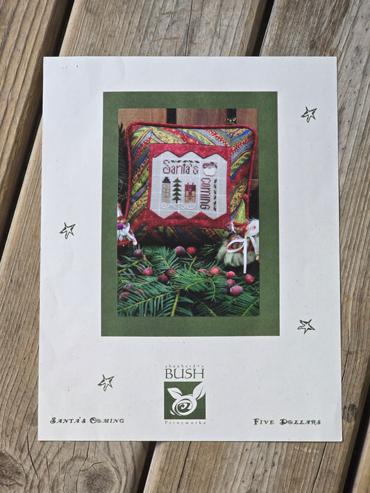 Shepherd's Bush - Santa's Coming - Cross Stitch Pattern