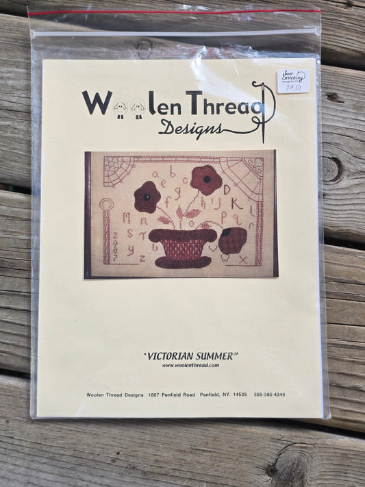 Woolen Thread Designs - Victorian Summer - Cross Stitch Pattern