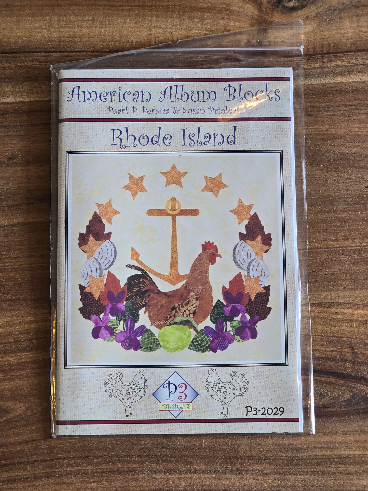 P3 Designs - American Album Blocks - Rhode Island - Applique Pattern