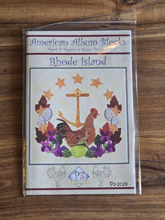 P3 Designs - American Album Blocks - Rhode Island - Applique Pattern
