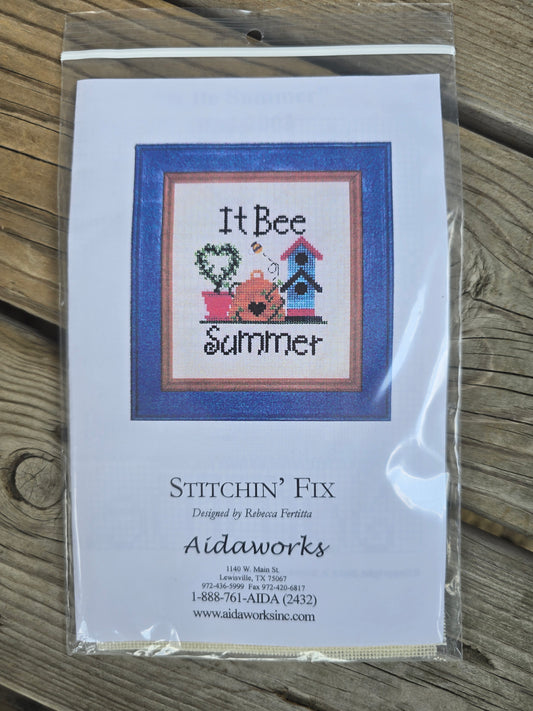 Aidaworks - Stitchin' Fix - It Bee Summer Cross Stitch Kit