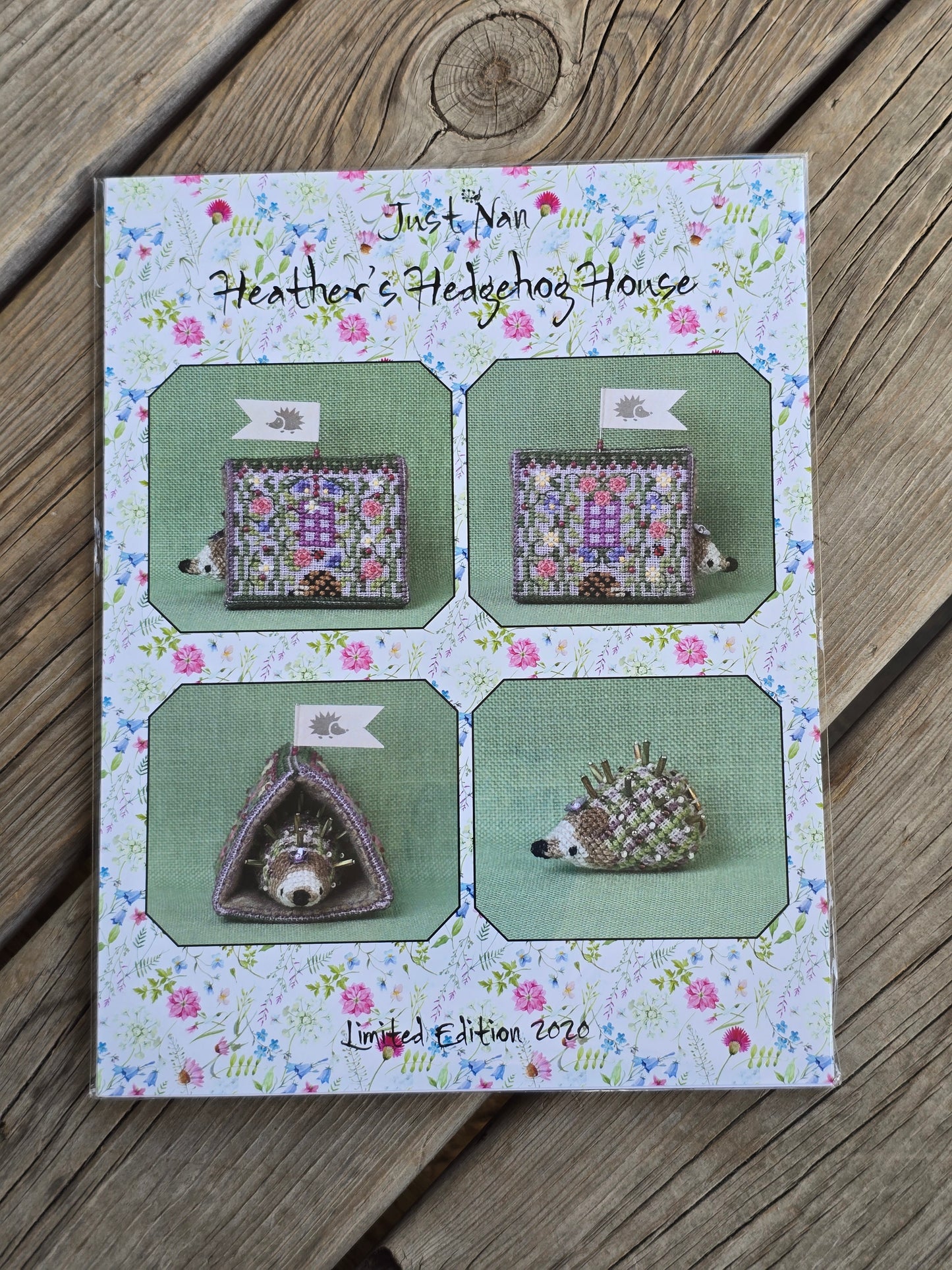 Just Nan - Heather's Hedgehog House - Limited Edition 2020- Cross Stitch Pattern