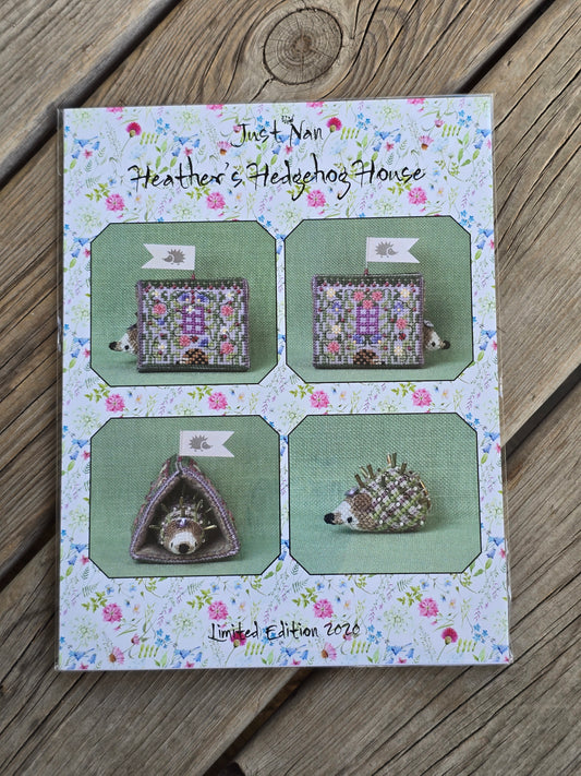 Just Nan - Heather's Hedgehog House - Limited Edition 2020- Cross Stitch Pattern