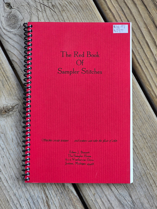 The Sampler House - The Red Book of Stitches - Book