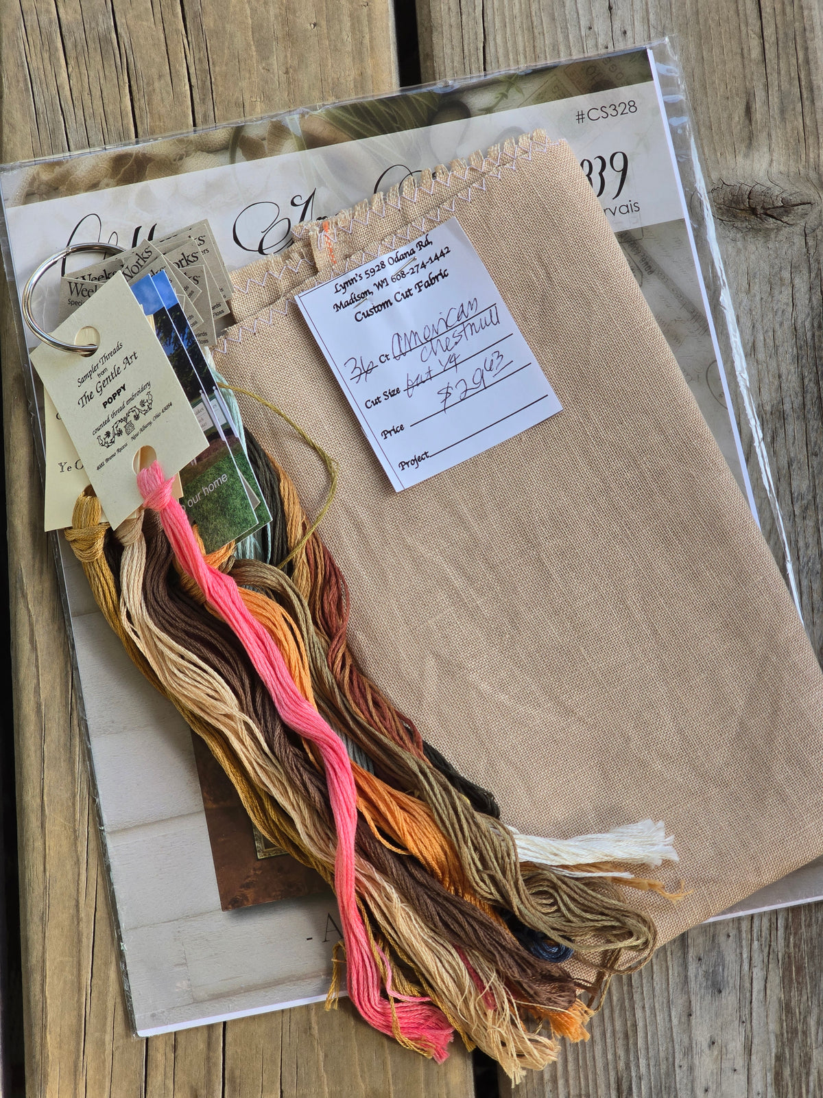 With Thy Needle & Thread - Mary Ann Copp - 1839 - Cross Stitch Kit