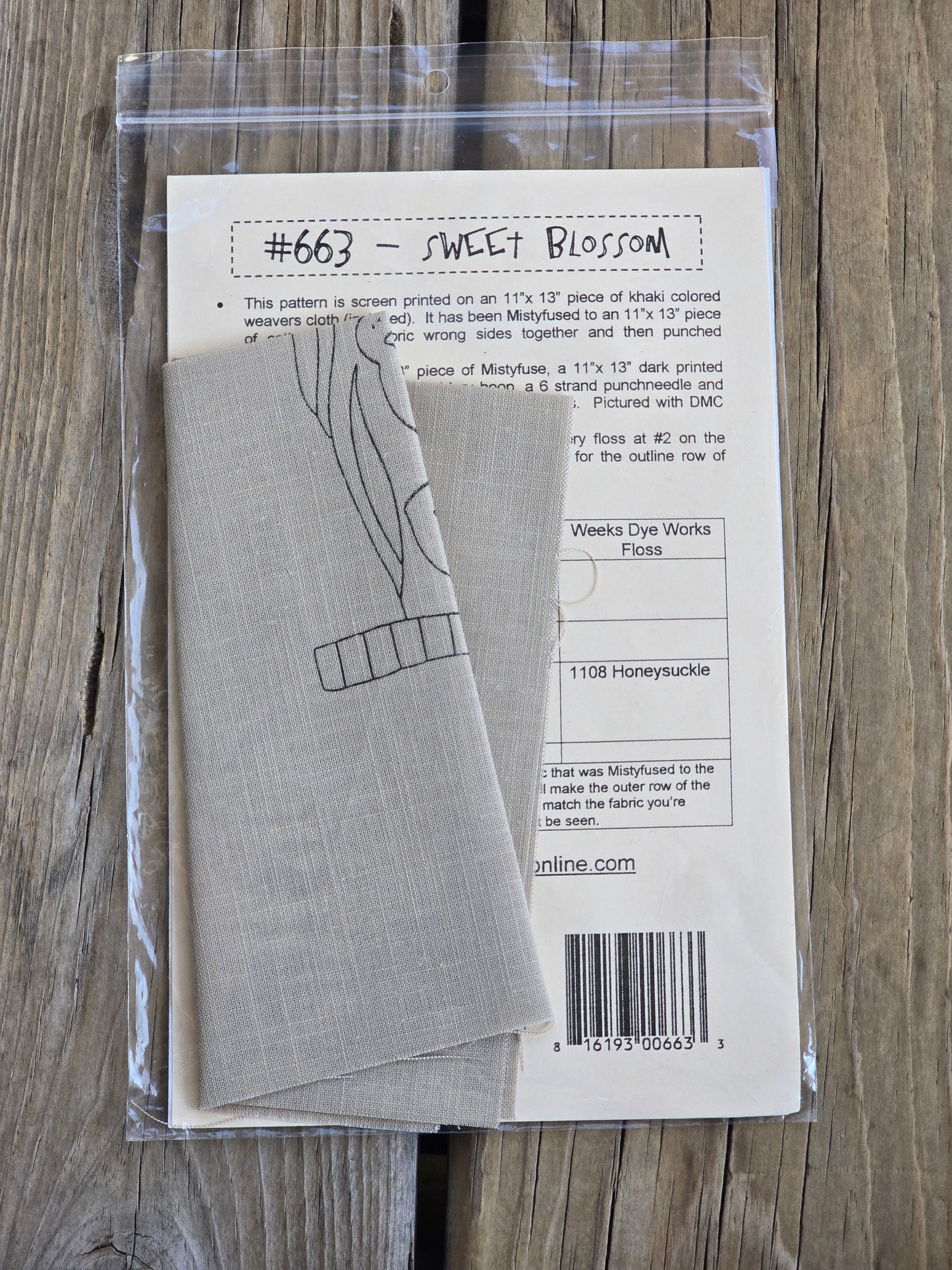 Threads That Bind - Sweet Blossom - Embroidery - Punchneedle Pattern