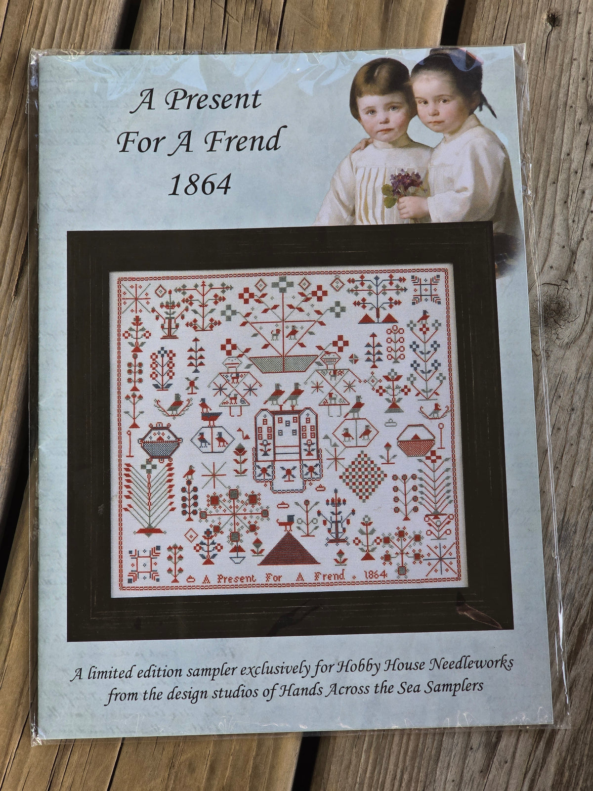Hands Across The Sea Samplers - A Present For A Friend - Cross Stitch Kit