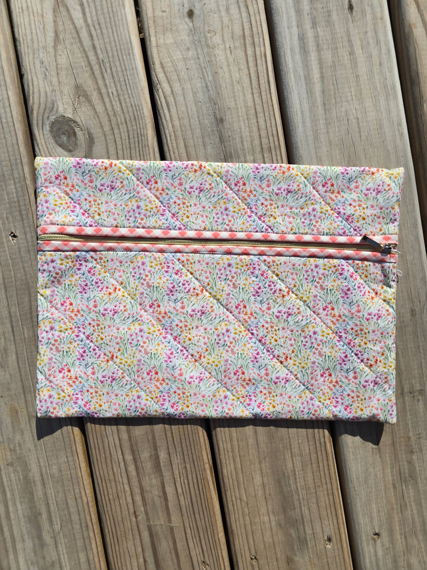 K Heinz Designz - Cloth Project Bag - Light Floral