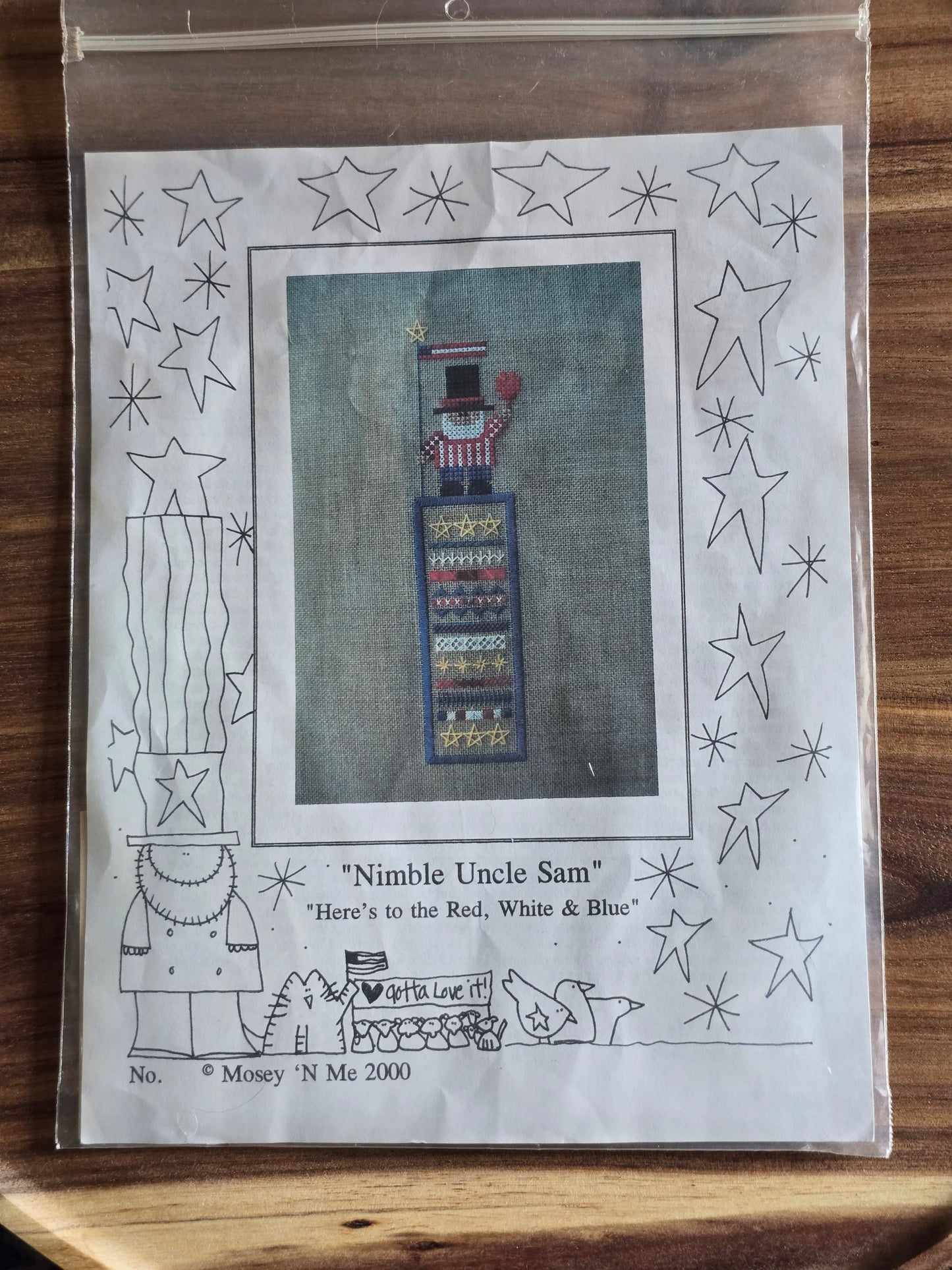 Mosey 'N Me - Nimble Uncle Sam - Cross Stitch Kit