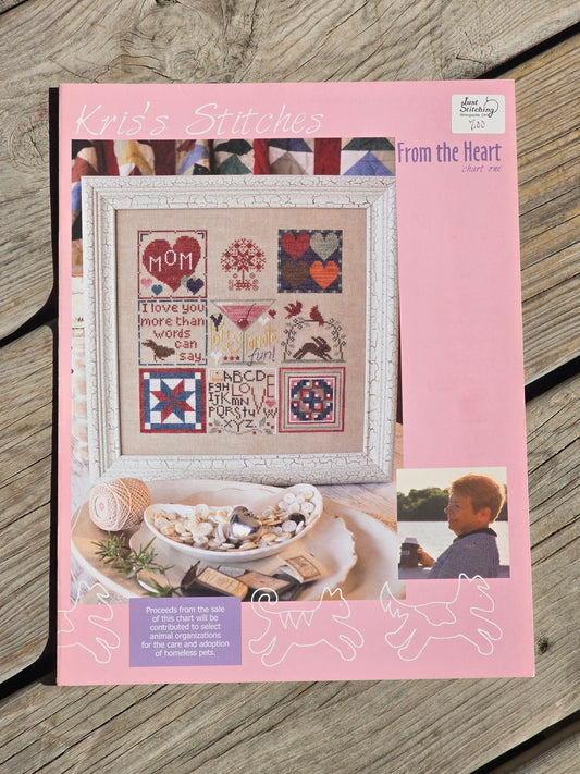 Norden Crafts, Ltd. - Kris's Stitches - From the Heart - Chart One - Cross Stitch Pattern