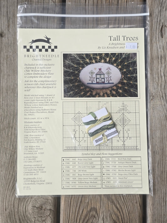 Brightneedle - Tall Trees - Cross Stitch Pattern