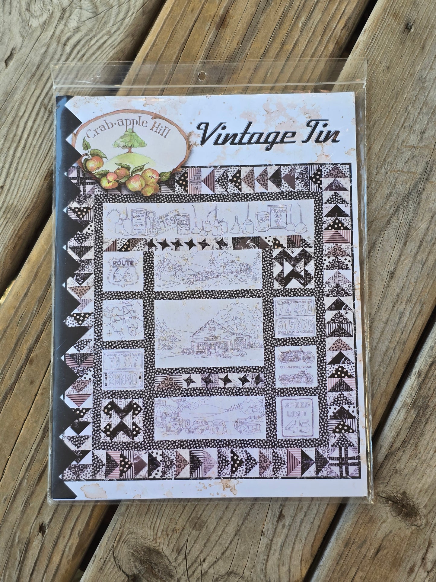 Crab-apple Hill - Vintage Tin - Quilt Pattern