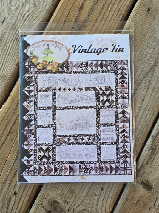 Crab-apple Hill - Vintage Tin - Quilt Pattern