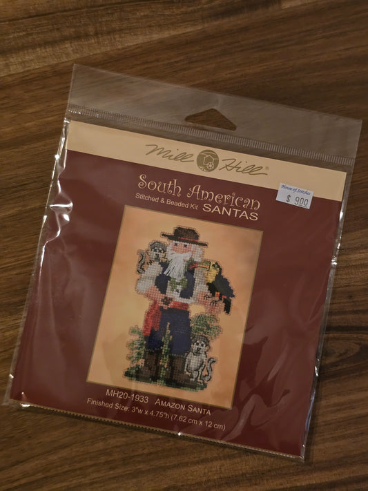 Mill Hill - South American Santas - Amazon Santa - MH20-1933 - Cross Stitch Kit